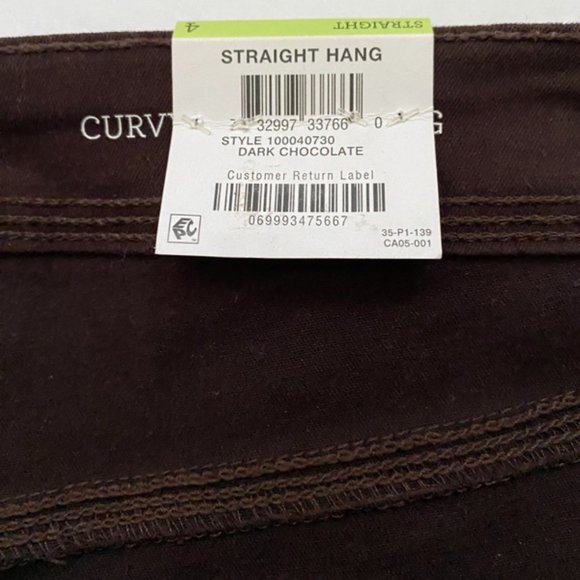 NWT Style & Co Curvy Straight High-Rise 595 Jeans - Picture 5 of 7